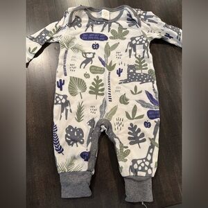 Tess Babe Animal Print Romper